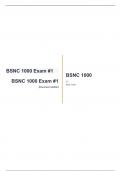 BSNC 1000 Exam #1 questions well answered