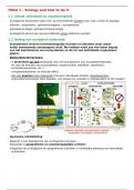 Samenvatting Essentials of Ecology -  Inleiding ecologie (C001294)