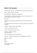 MACS 150 Quizlet Exam Questions and Answers 2024( A+ GRADED 100% VERIFIED).