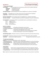 Psychogerontologie - Saxion - Toetsmatrijs - Tieleman - 1e jaar - H. 1t/m7