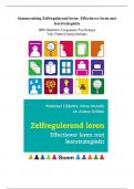 Samenvatting Zelfregulerend leren -  Onderwijspsychologie