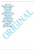 NGN ATI  PHARMACOLOGY  PROCTORED  EXAM 2024  NEWEST  COMPLETE 70  QUESTIONS WITH  DETAILED  VERIFIED  ANSWERS AND  RATIONALES  (100% CORRECT)  /ALREADY  GRADED A+ //  BRAND NEW!!