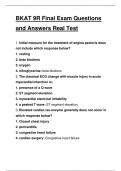 BKAT 9R Final Exam Questions and Answers 2024 Real Test