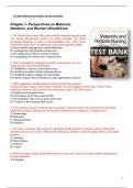  Maternity and Pediatric Nursing 3rd Edition Test Bank By Susan Ricci, Theresa Kyle, Susan Carman  All Chapters (1-51) | A+ ULTIMATE GUIDE