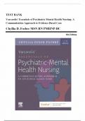 Test Bank for Varcarolis’ Essentials of Psychiatric Mental Health Nursing, 5th Edition (Fosbre, 2023), Chapter 1-28 + NCLEX Case Studies with Answers 9780323810302 (Complete 28 Chapters)