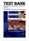 Test Bank For Pediatric Physical Examination 3rd Edition By Karen G. Duderstadt 9780323476508 (Complete 20 Chapters)