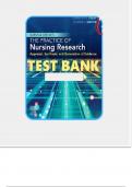 Test Bank for Burns and Grove’s the Practice of Nursing Research 9th Edition