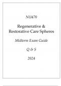 (Purdue) NU470 Regenerative & Restorative Care Spheres Midterm Exam Guide Q & S 2024