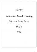 (Purdue) NU325 Evidence Based Nursing Midterm Exam Guide Q & S 2024