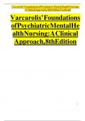 Test Bank Varcarolis’ Foundations Of Psychiatric Mental Health Nursing A Clinical 8th Edition