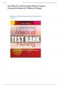 Test Bank For Understanding Medical Surgical Nursing 5th Edition By Williams & Hopper,,,Alpha