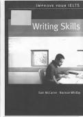 Improve your IELTS writing skills all Questions & answers solved 100% accurately with Complete Solution Graded A+ latest version