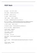 PERT Math Questions and Answers 2024