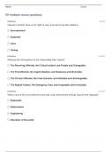 FUNDAMENTALS OF CODE ENFORCEMENT (FLORIDA ASSOCIATION OF CODE ENFORCEMENT LEVEL 1 FUNDAMENTALS OF CODE ENFORCEMENT) QUESTIONS WITH 100% CORRECT ANSWERS.