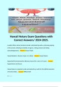 Hawaii Notary Exam Bundle. 