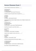 Human Diseases Exam 1questions and answers