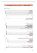 GESLAAGD IN 1e ZIT (19/20). Samenvatting pathofysiologie IV