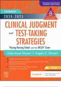 Saunders_2024_2025_Clinical_Judgment_and_Test_Taking strategies 