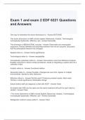 Exam 1 and exam 2 EDF 6221 Questions and Answers