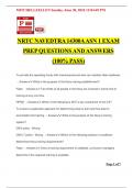 NRTC NAVEDTRA 14300A ASN 1 EXAM PREP QUESTIONS AND ANSWERS (100% PASS)