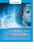 Federal Tax Research - 12th Edition by Roby and Steven