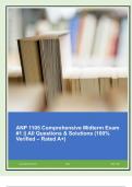 ANP 1105 Comprehensive Midterm Exam #1 || All Questions & Solutions (100% Verified – Rated A+)