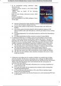 Porth's Pathophysiology Concepts of Altered Health States 9th Edition Test Bank Sheila All Chapters | A+ ULTIMATE GUIDE