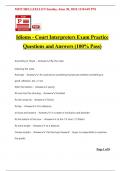 Idioms - Court Interpreters Exam Practice Questions and Answers (100% Pass)