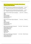 NSG170 Reproduction & Sexuality Guided Notes: Complete With Solutions 