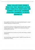 CWEA COLLECTIONS GRADE 2 PRACTICE TEST NEWEST ACTUAL EXAM COMPLETE QUESTIONS AND CORRECT DETAILED ANSWERS (VERIFIED ANSWERS) |ALREADY GRADED A+