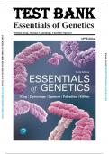 Test Bank - Essentials of Genetics, 10th Edition (Klug, 2020), Chapter 1-21 + Special Topics | All Chapters