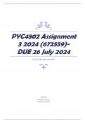 PYC4802 Assignment 3 2024 (672559)- DUE 26 July 2024