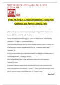 PMK-EE for E-5 (Career Information) Exam Prep Questions and Answers (100% Pass)