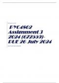 PYC4802 Assignment 3 2024 (672559)- DUE 26 July 2024