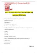 CWEA E/I Level 3 Exam Prep Questions and Answers (100% Pass)