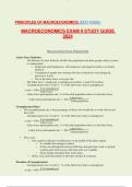 PRINCIPLES OF MACROECONOMICS (ECO 10350)   MACROECONOMICS EXAM II STUDY GUIDE 2024