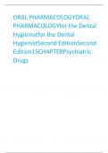 ORAL PHARMACOLOGYORAL PHARMACOLOGYfor the Dental Hygienistfor the Dental HygienistSecond EditionSecond Edition15CHAPTERPsychiatric Drugs 