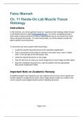 Ch 11 Hands On Lab - Muscle Tissue Histology with Images