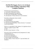 PATH 370 Chapter 10, 11, 13, 14 Check Your Understanding 2 Questions With Complete Solutions