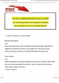 RN Comprehensive ATI Exit Exam (2023 / 2024) with NGN Questions and Verified Answers & Rationales, A+ Grade 100% Guarantee Pass