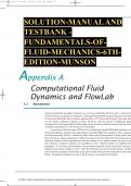 SOLUTION-MANUAL AND TESTBANK -FUNDAMENTALS-OF-FLUID-MECHANICS-6TH-EDITION-MUNSON