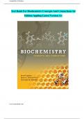 Test Bank For Biochemistry Concepts And Connections 1st Edition Appling Latest Version A+