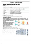 Sexual and asexual reproduction Life Science grade 11 summary 