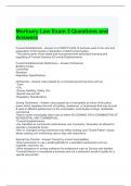 Mortuary Law Exam 3 Questions and Answers