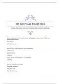 NR 228 FINAL EXAM 2024 WITH GUARANTEED ACCURATE ANSWERS