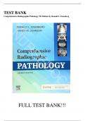 Test Bank - Comprehensive Radiographic Pathology 7th Edition by Ronald L. Eisenberg, All Chapters 1-12//Complete Guide A+