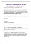 Knewton unit 7 thermochemistry test- with Questions with 100% Correct Answers