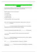 CHEM103 Exam- Questions with Verified Answers/ 100% Correct/ Grade A+