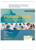 TEST BANK: Primary Care: Art and Science of Advanced Practice Nursing – An Interprofessional Approach,5th edition (Dunphy) NEW UPDATE 2024