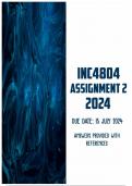 INC4804 Assignment 2 2024 | Due 15 July 2024